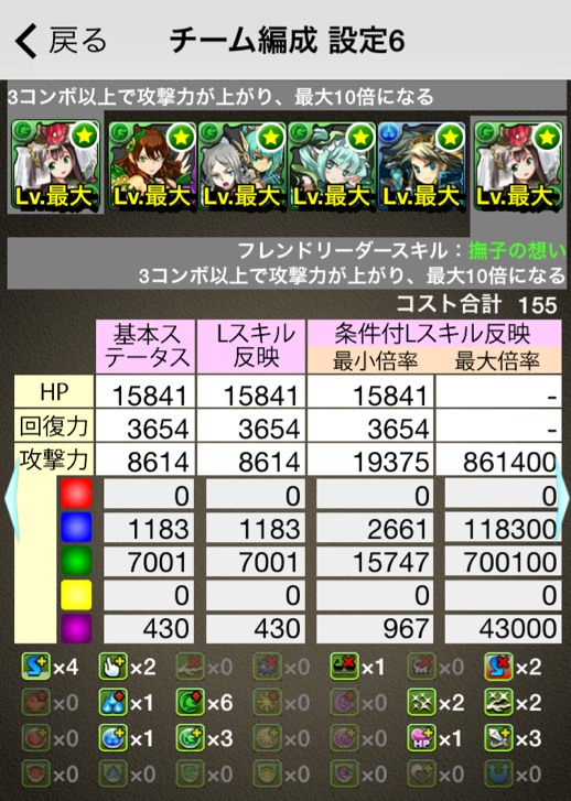 12 6追加 俺ならこれがテンプレ 究極 クシナダパーティ パズドラ パズドラ 秘密の斜めｐｔ 攻略